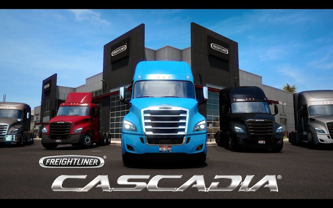 [图]【YouTube】美卡——福莱纳卡斯卡迪亚|American Truck Simulator - Freightliner Cascadia