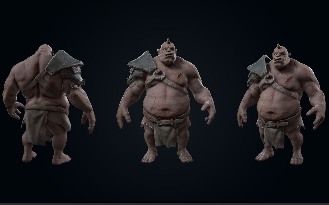 zbrush兽人建模教程_哔哩哔哩_bilibili