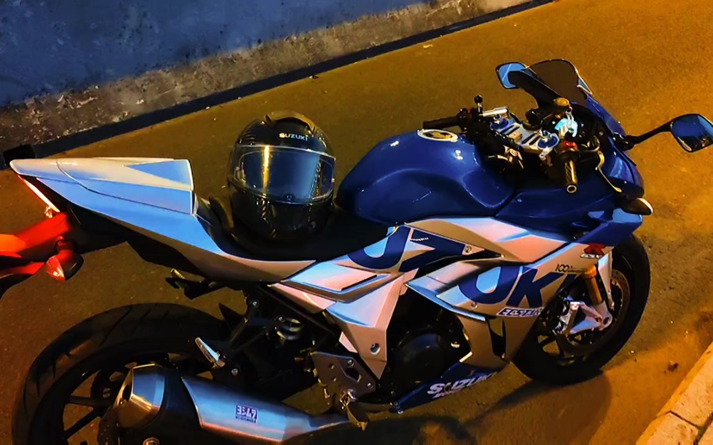 gsx250改百年纪念版画