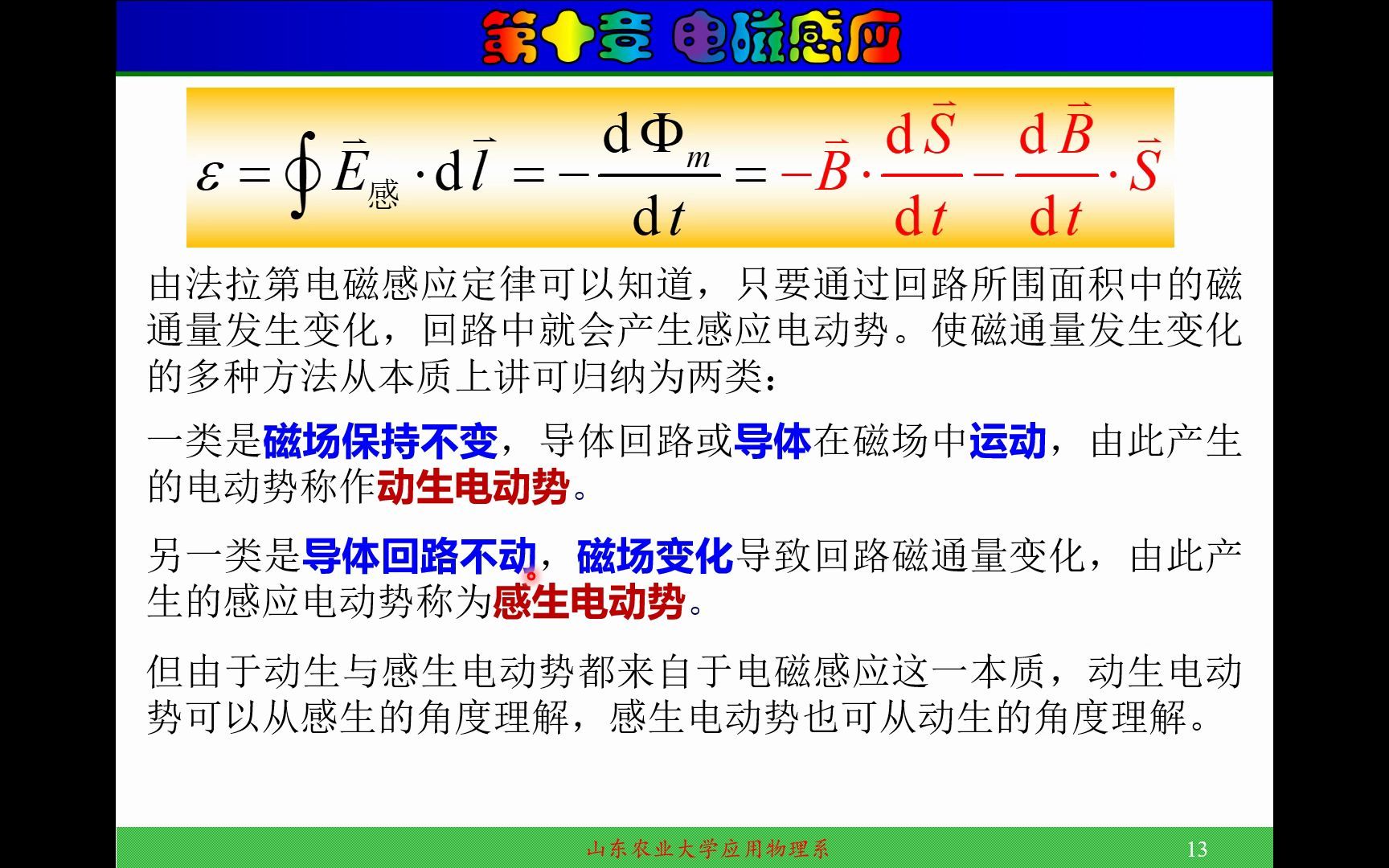 第10章 电磁感应 21 电动势与电势的区别,感应电动势两种分类(动生与感生)的由来哔哩哔哩bilibili