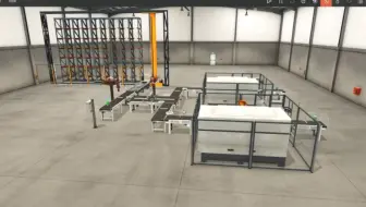FACTORY  IO 物流分拣生产机器人工作站 案例展示