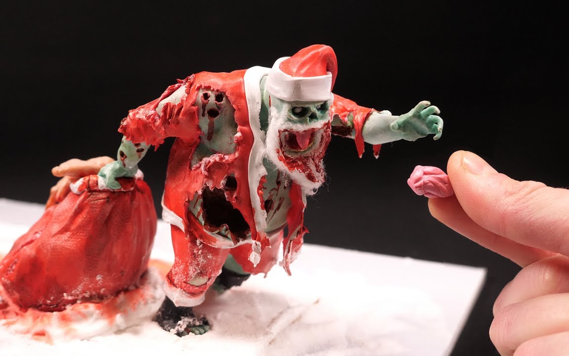 【模型制作】圣诞老人僵尸——north of the border