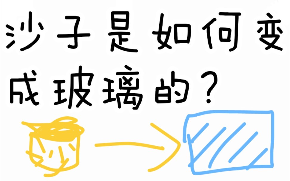 沙子是如何变成玻璃的?