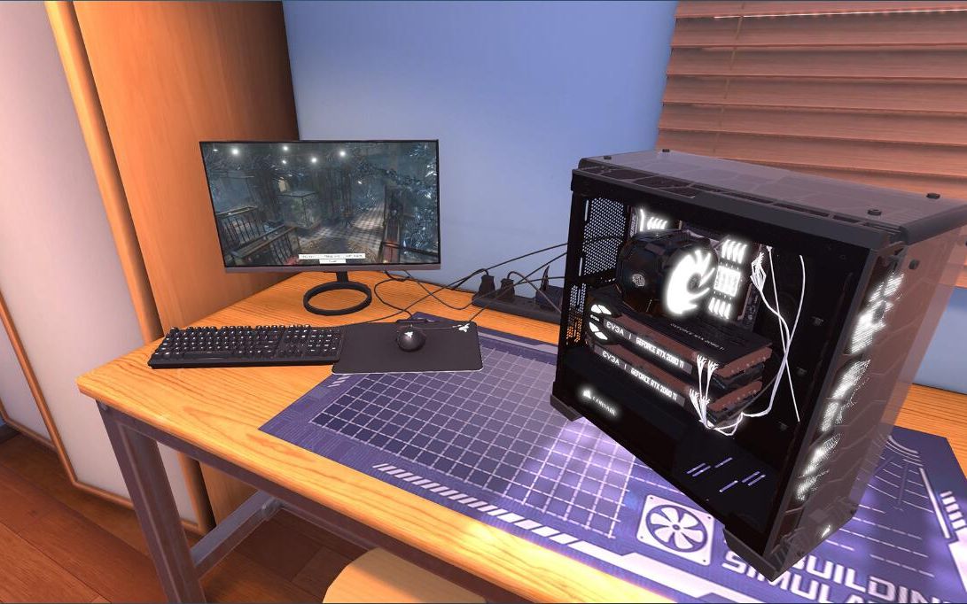 [图]【PC Building Simulator】最强大的CPU搭配最垃圾的显卡 vs 最强大的显卡搭配最垃圾的CPU