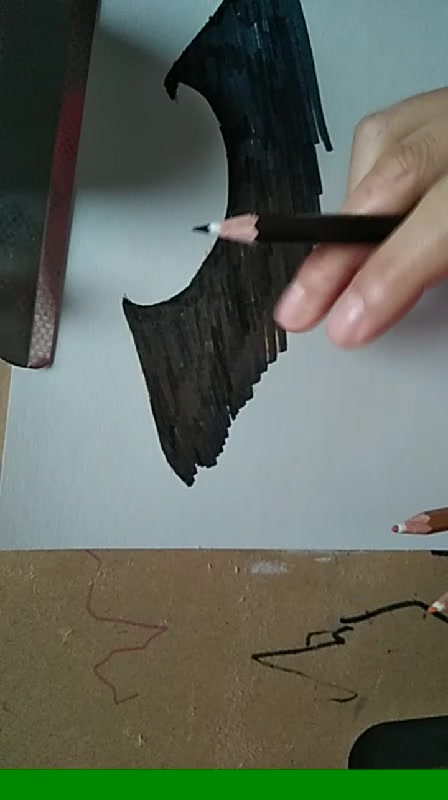 彩铅画毛衣画法