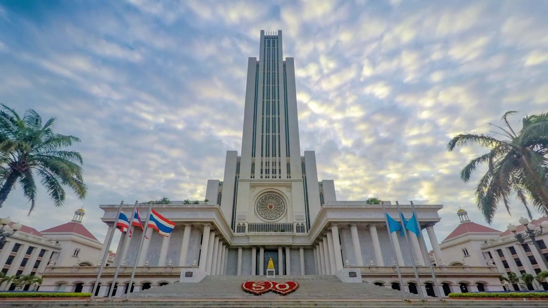 泰国易三仓大学邦纳校区延时摄影