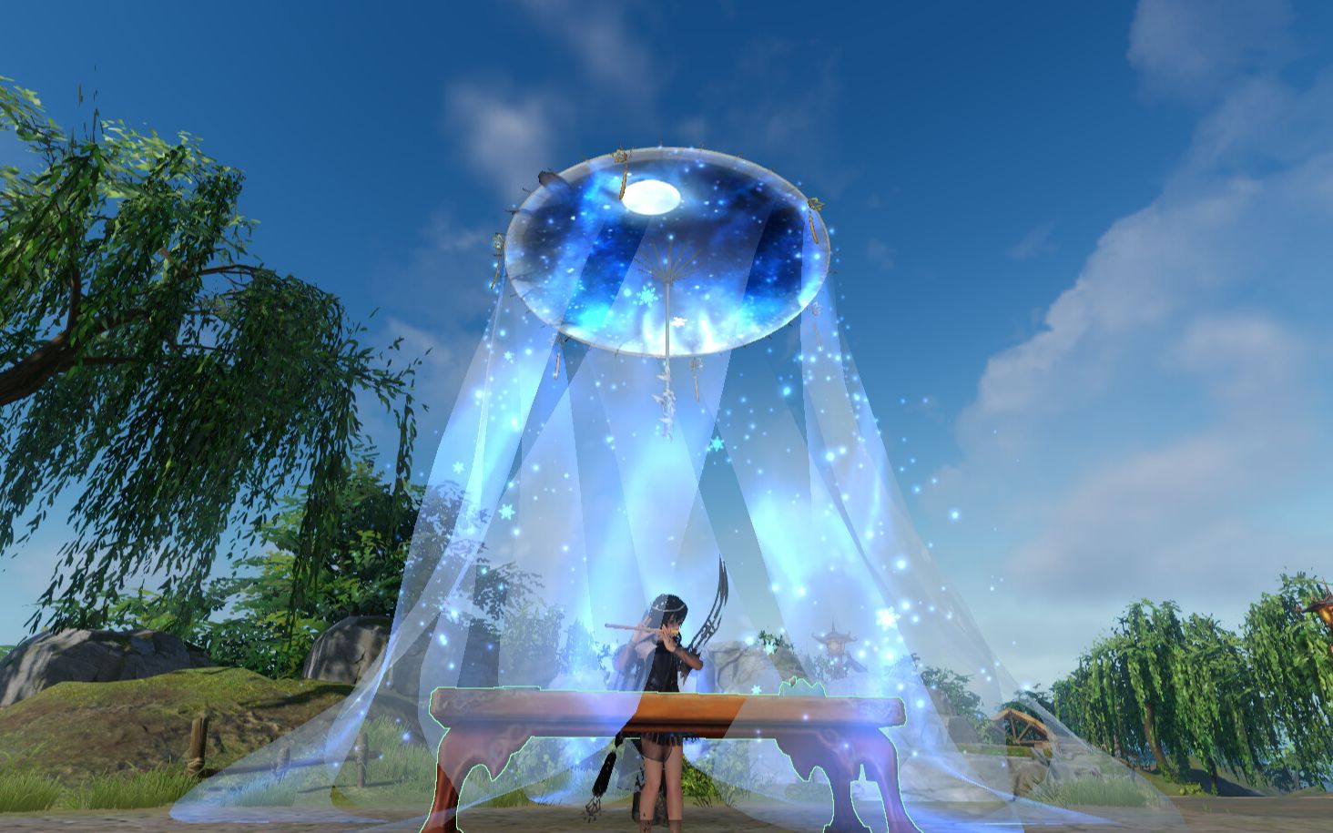 剑三特效背挂 夜幕星河