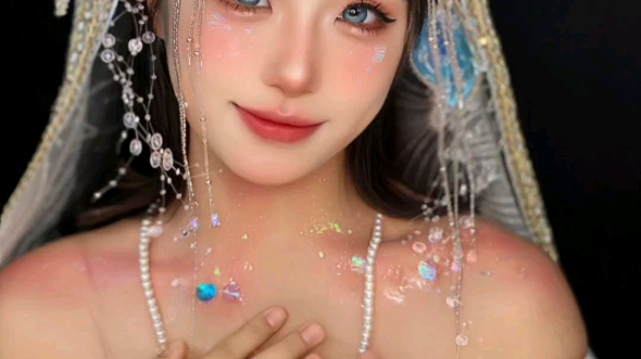 人鱼妆容真是美到爆炸!