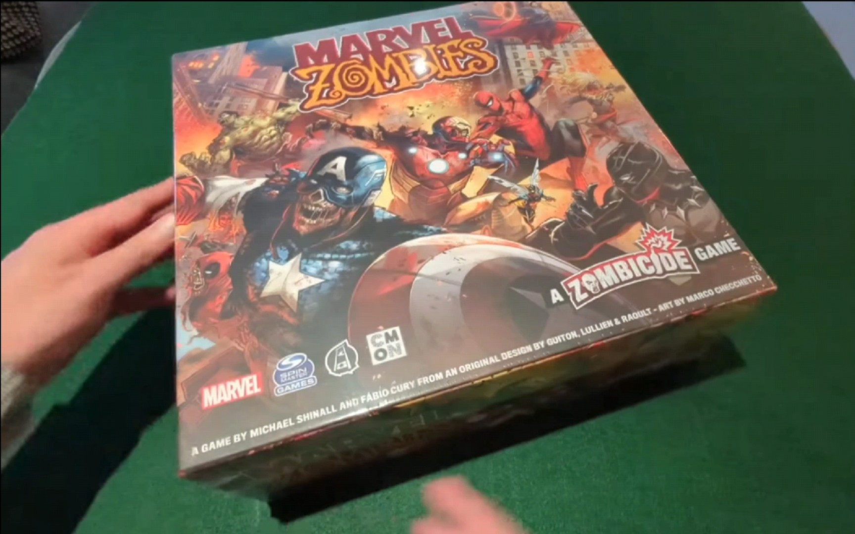 [图]marvel zombies 漫威僵尸 桌游高清不墨迹开箱 zombicide 慢脏 漫威脏比