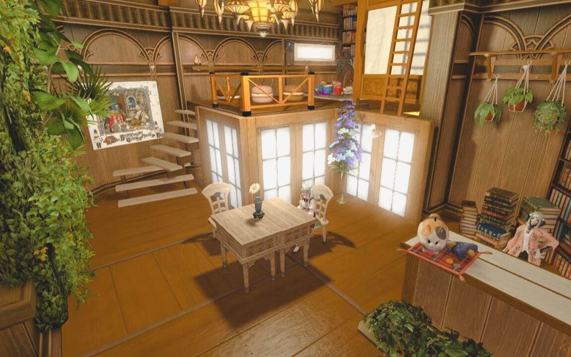 ff14装修部队公寓森系拉拉肥小角落