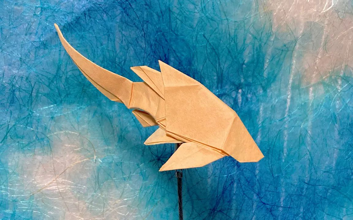 【origami kaaakun】斑马鲨折纸教程zebra shark how to fold