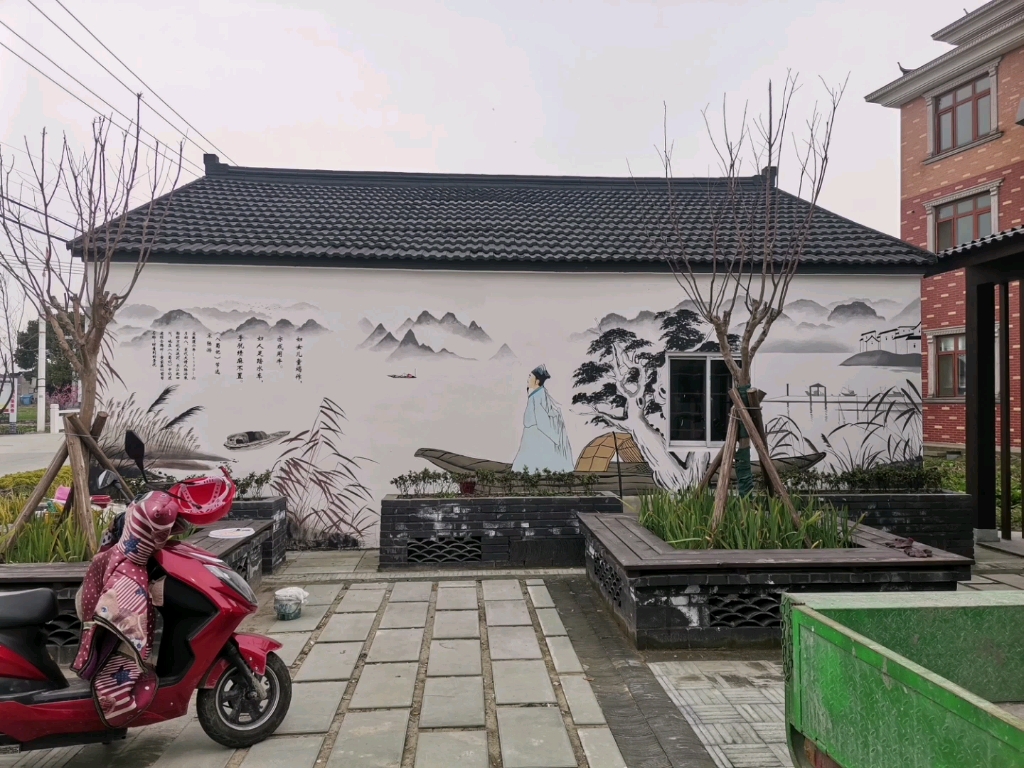 苏州景区室外墙绘