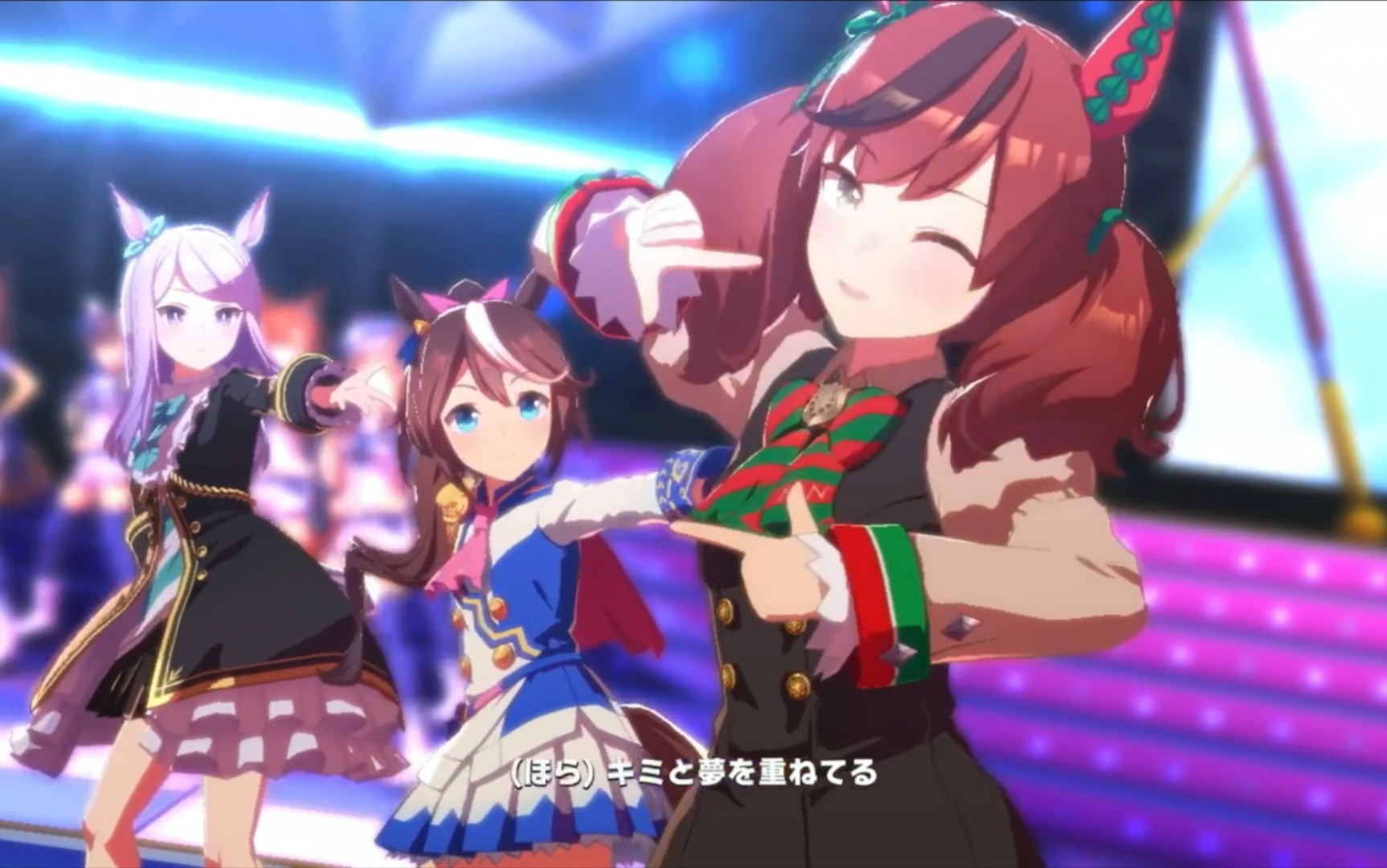 赛马娘手游动画第二季opユメヲカケルhd高清3d舞台鉴赏