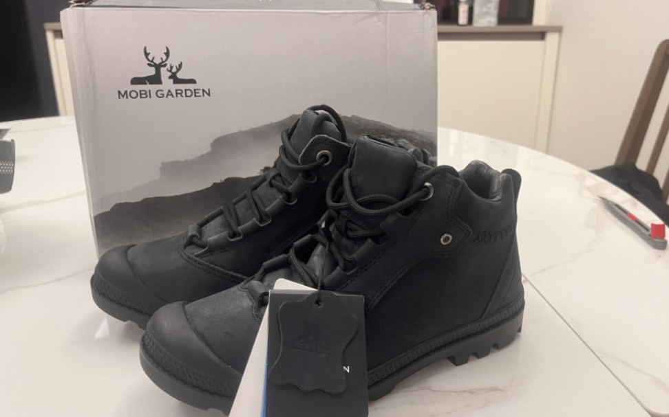 低价捡漏大牌登山鞋,牧高笛头层牛皮内里带棉保暖防风