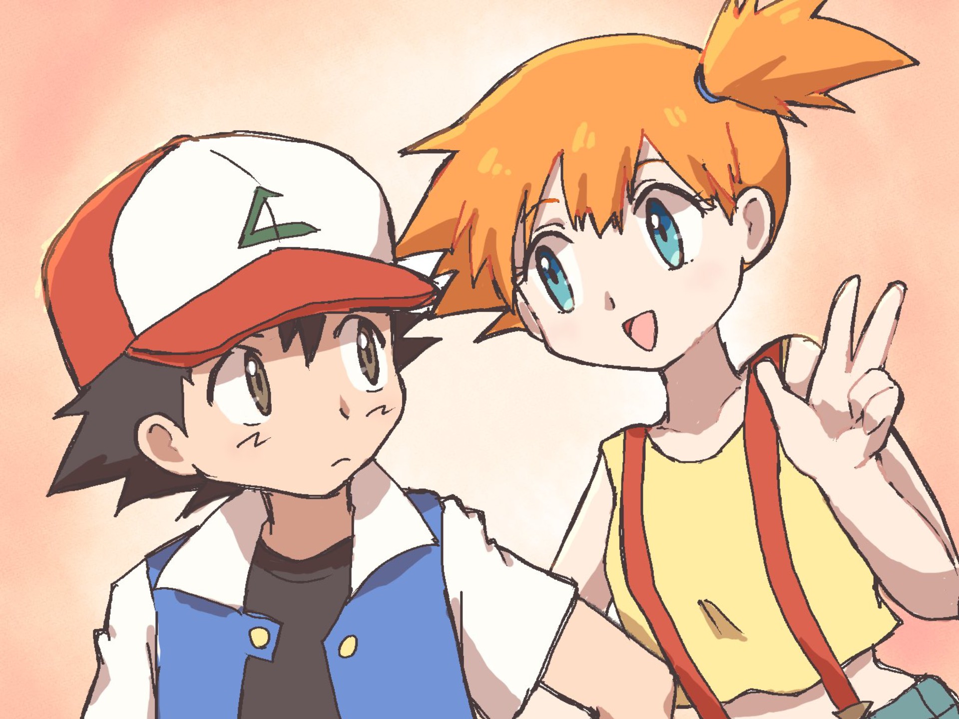 宝可梦 小智×小霞