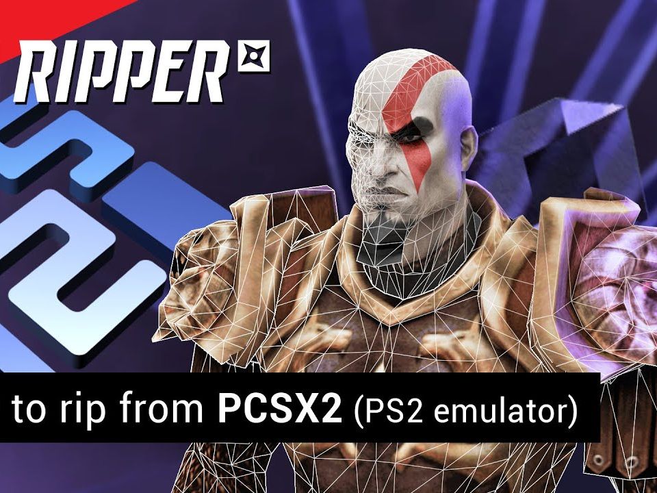 [图]Ninja Ripper 2.1下载和提取PS2模拟器(PlayStation 2 PCSX2模拟器)的3D模型教程