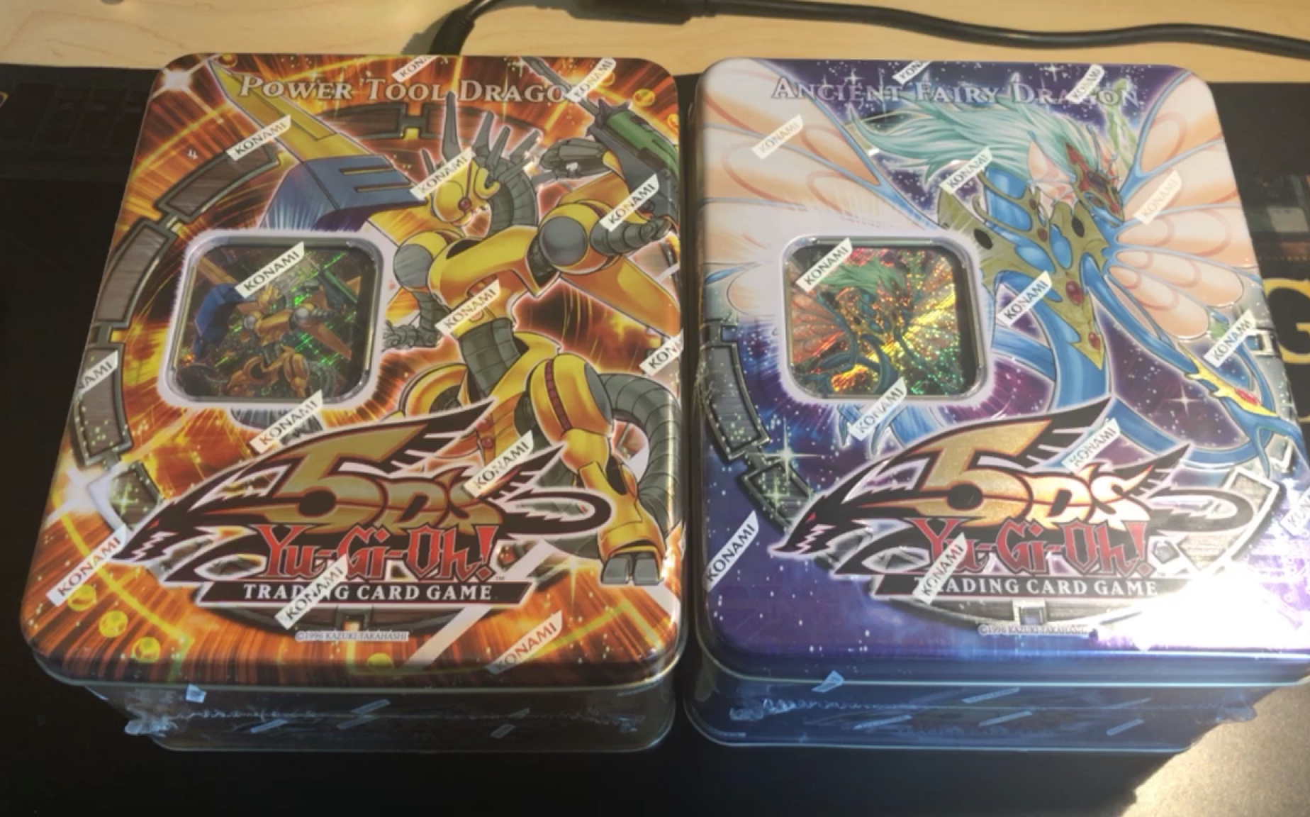 【游戏王】【抽奖】十年前的古董铁盒开盒,我能届到ghr 古妖龙吗_哔哩