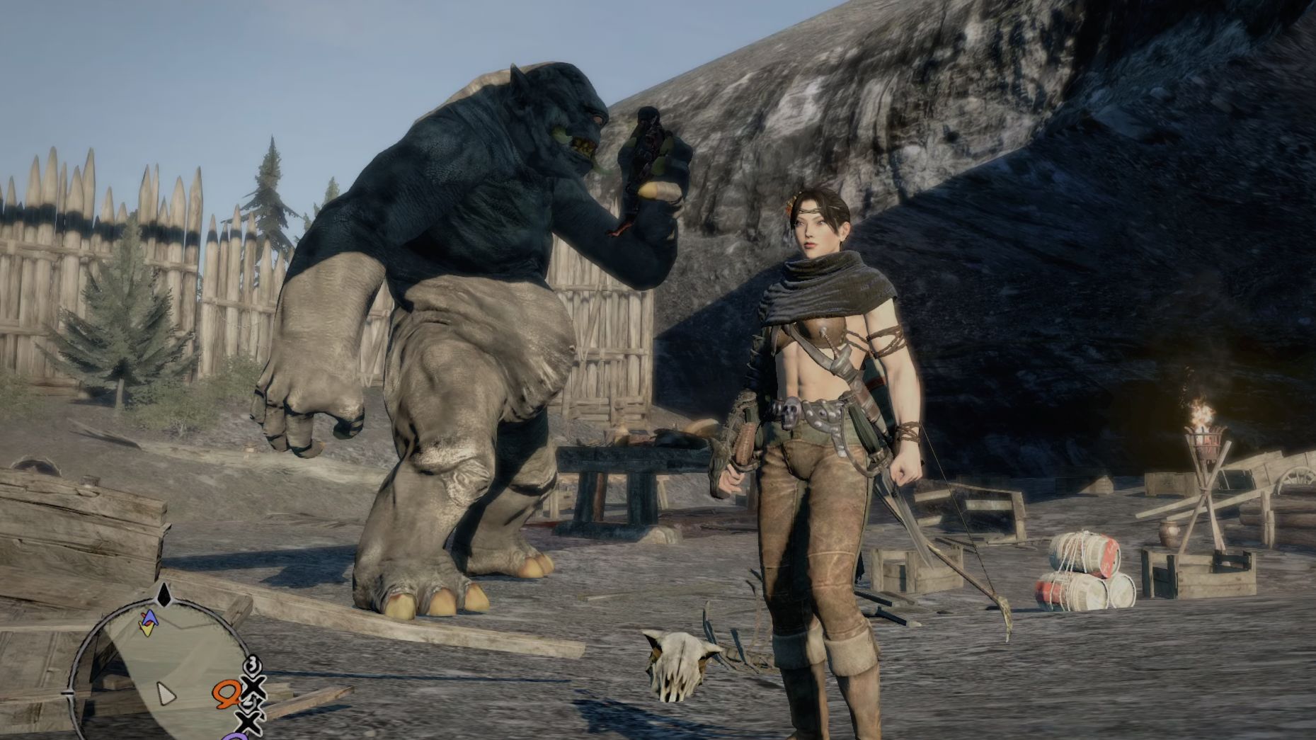 【4k】龙之信条:黑暗觉者 - 盗贼们的聚会 照顾独眼巨人(ps5录制)