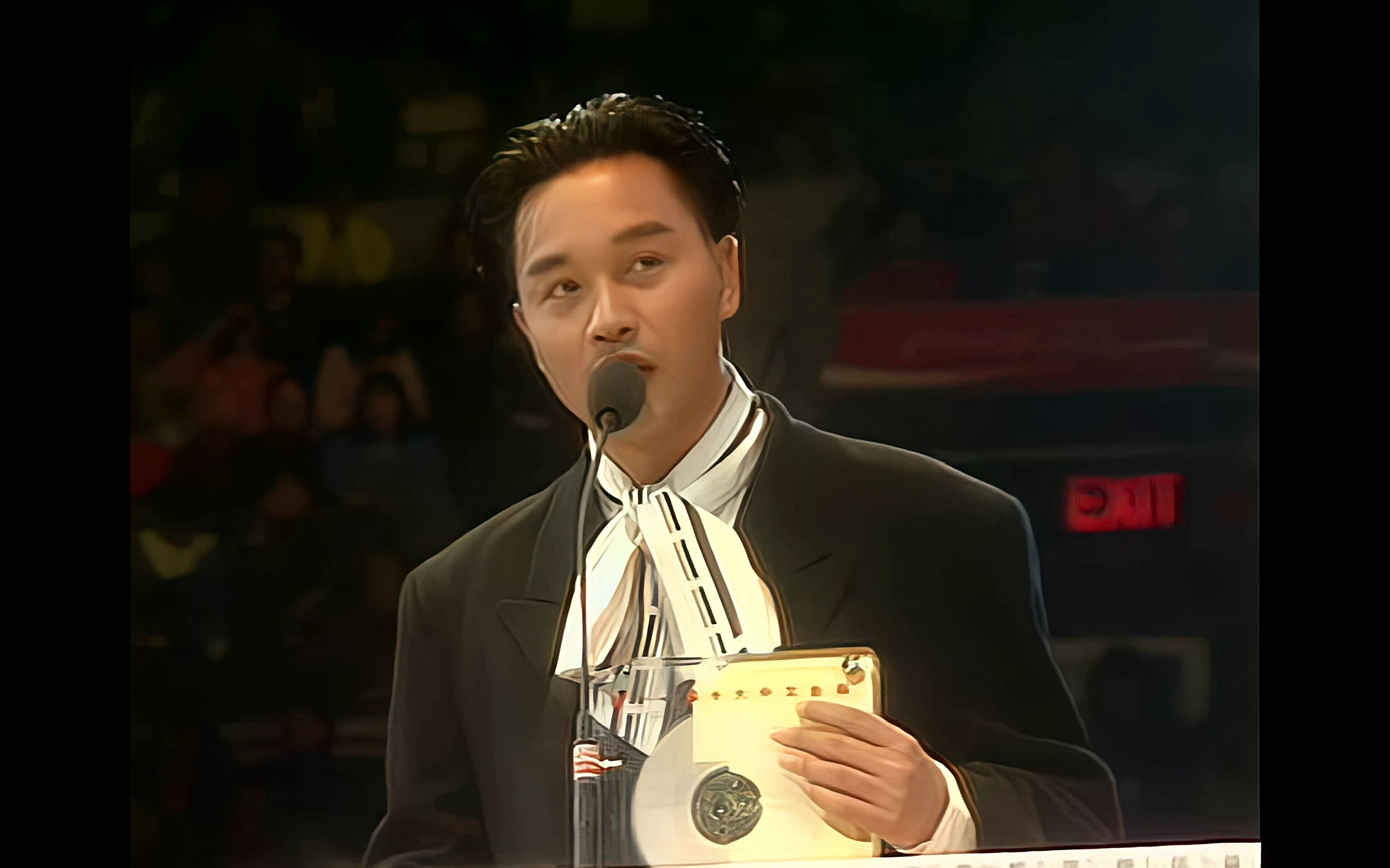 【张国荣】1988十大中文金曲《沉默是金》 dvd版 ai修复