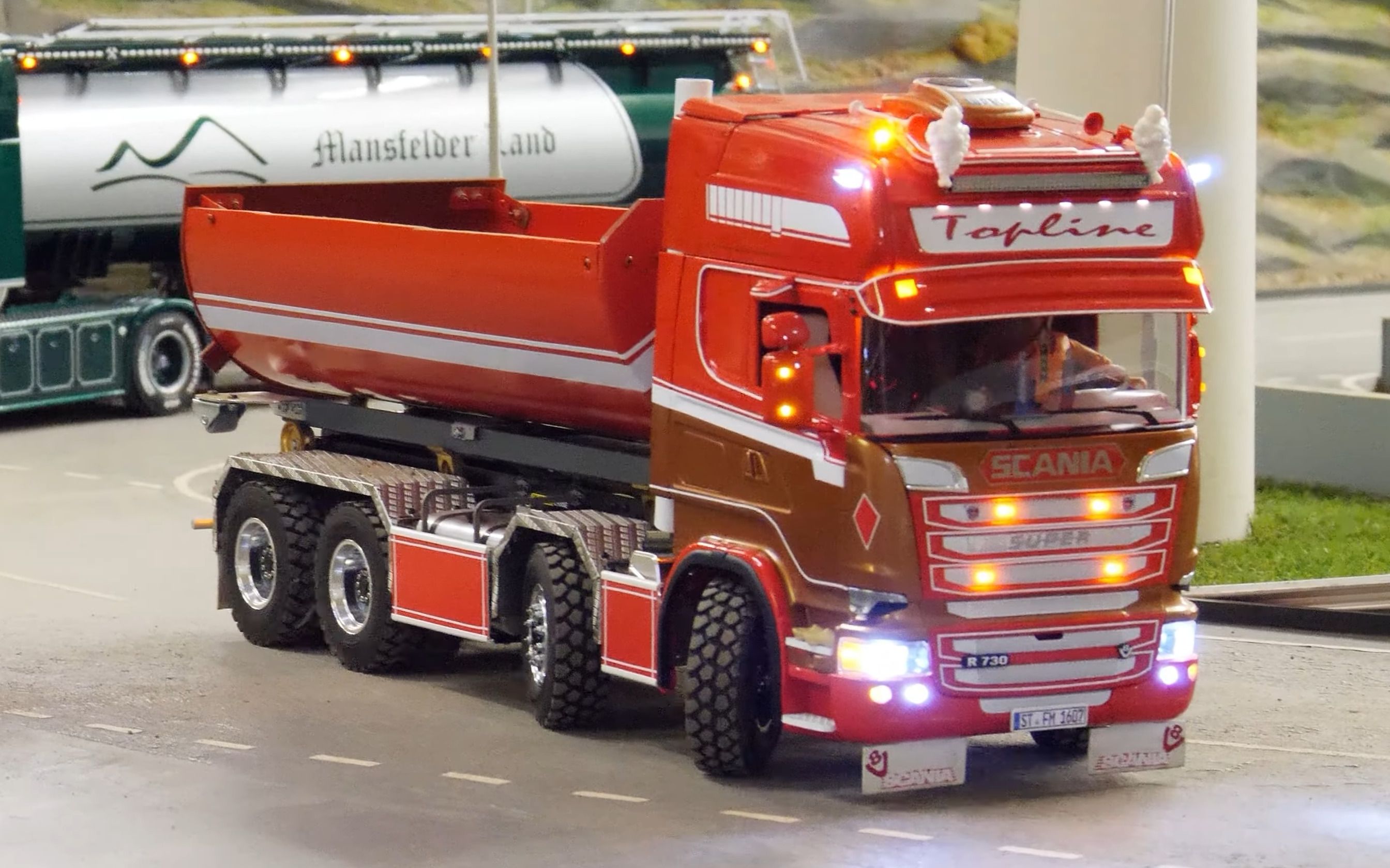 rc遥控斯堪尼亚卡车模拟运输活动4k