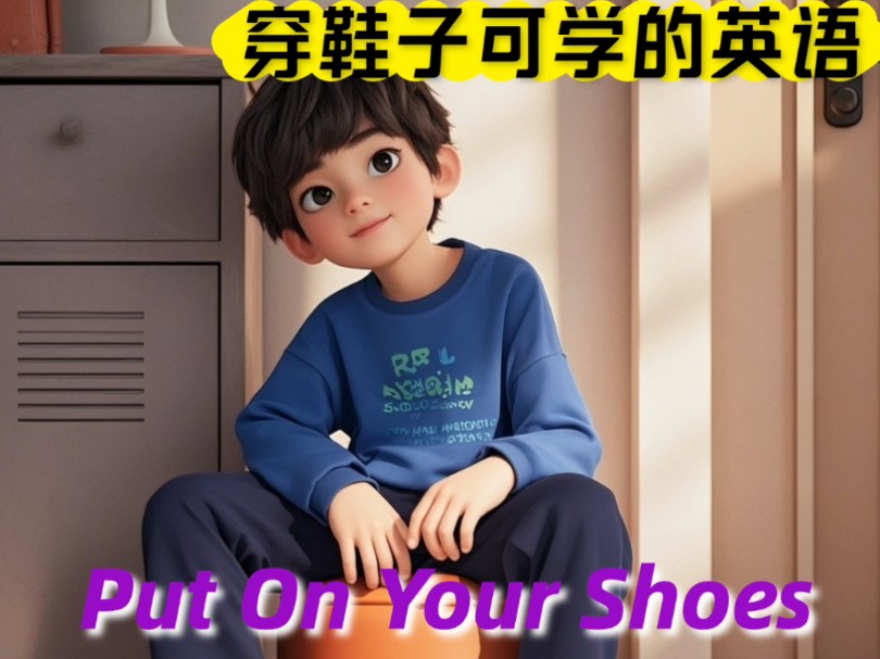 在生活场景中启蒙英语25/100:穿鞋子Put On Your Shoes哔哩哔哩bilibili