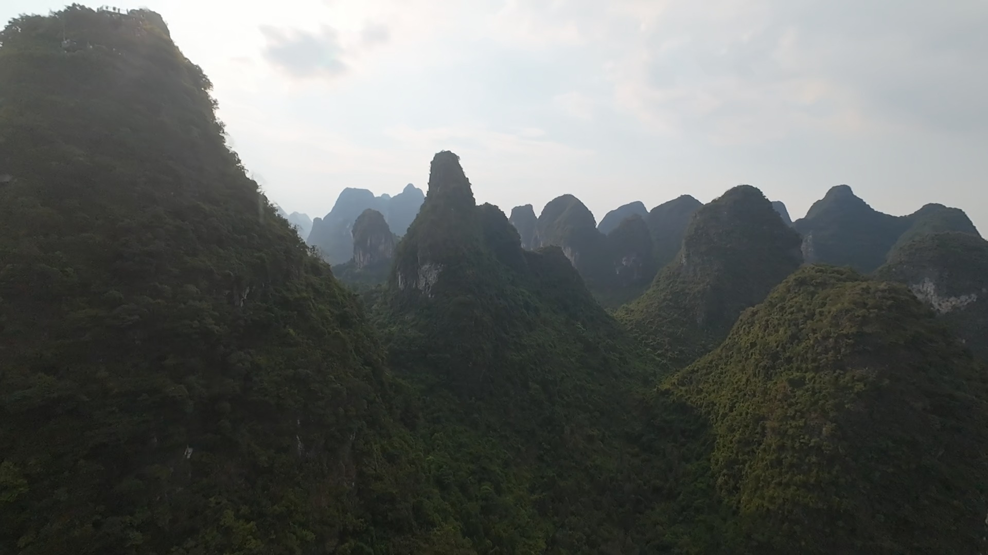 桂林阳朔兴坪古镇相公山风景区