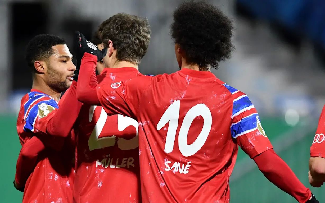 20202021赛季1月14日德国杯第2轮基尔vs拜仁国语英语德语俄语