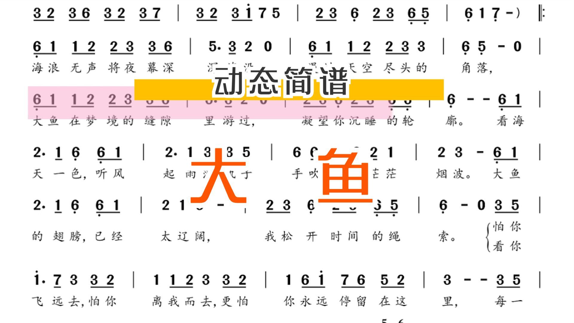 周深简谱缘落图片