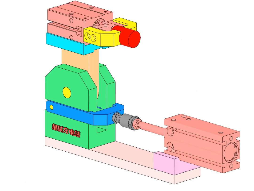 90度翻转机构原理动画