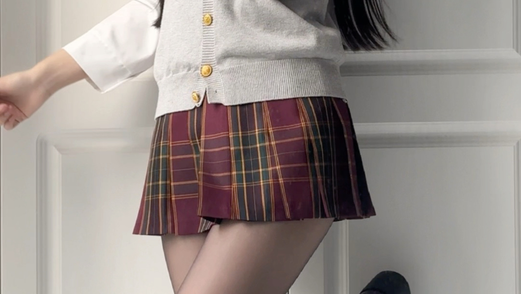 秋冬的jk穿搭