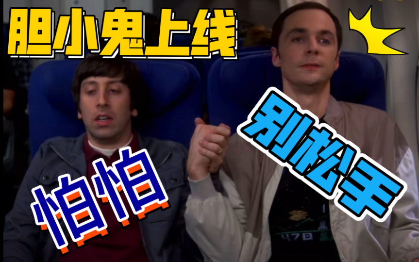 【TBBT】生活大爆炸高能场景~两只胆小鬼上线,快抓住,别松手!哔哩哔哩bilibili