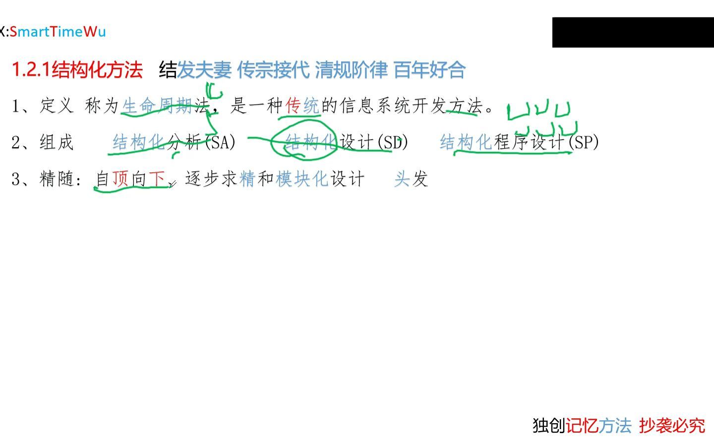 00121信息系统开发方法结构化方法面向对象方法软考高级哔哩哔哩bilibili