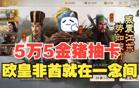 [图]《三国志战略版》最新续作《代号S6》抽卡体验！5.5万金猪能抽出什么？