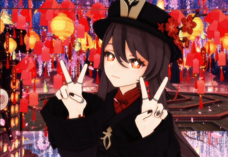 【胡桃mmd】——good time06