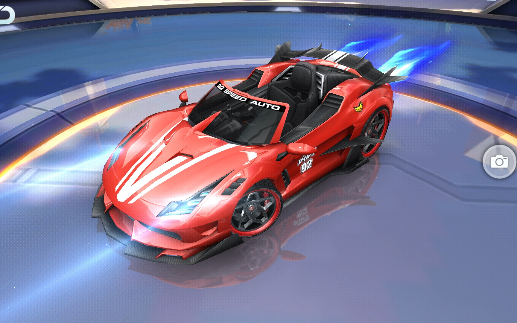 qq飞车手游;又一过度a车穿梭者模型试跑你们觉得好看吗