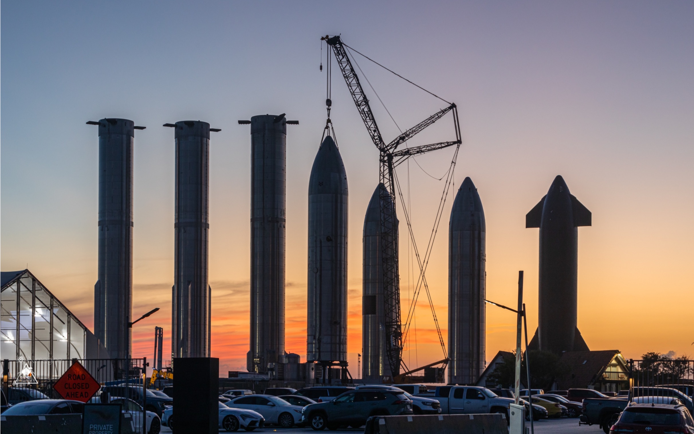 参观一下spacex星舰基地.