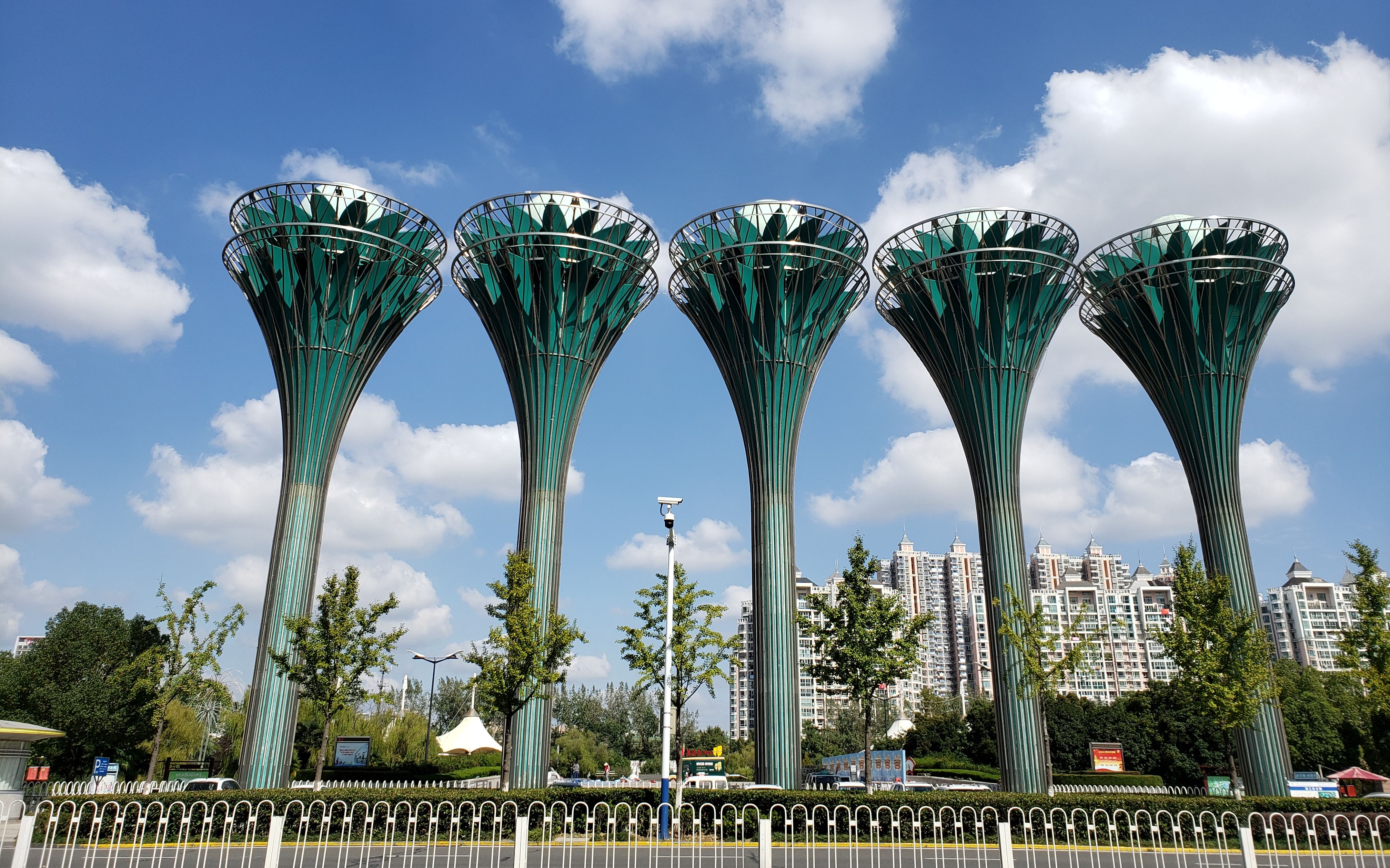 合肥徽园微缩了安徽省各地市的标志景点