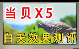 Download Video: 超高亮激光投影仪-当贝X5 白天靠窗实测