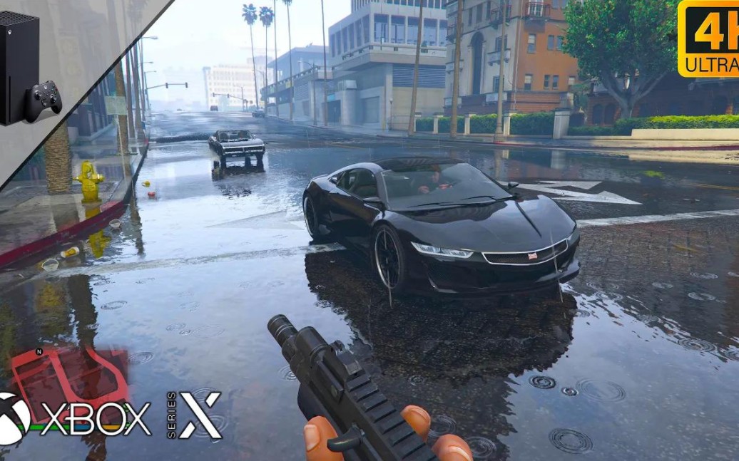 次世代平台gta5的光追效果欣赏