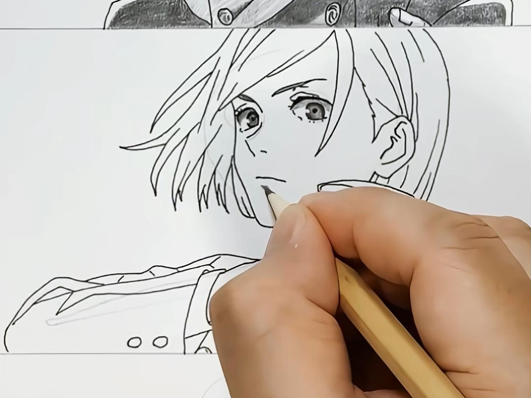 咒术回战#钉崎野蔷薇#快速画火柴人