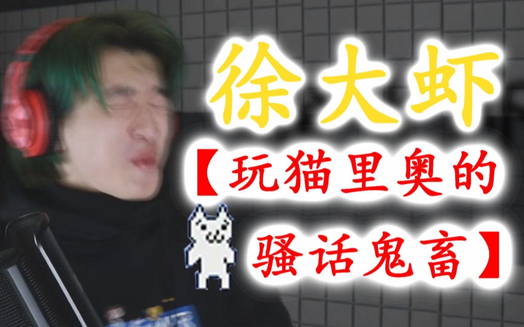 【徐大虾】徐大虾玩猫里奥鬼畜哔哩哔哩bilibili