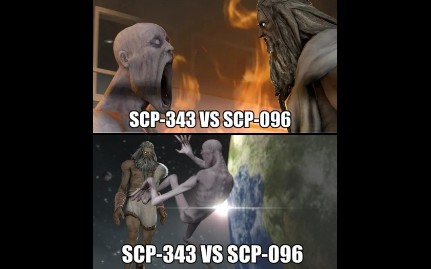 SCP-096 VS SCP-343 