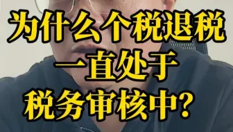 为什么你的个税退税一直处于税务审核中？税务到底审核什么？