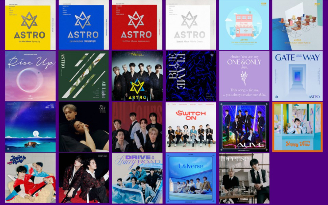 ASTRO 所有专辑合集 ASTRO Music Full Album哔哩哔哩bilibili