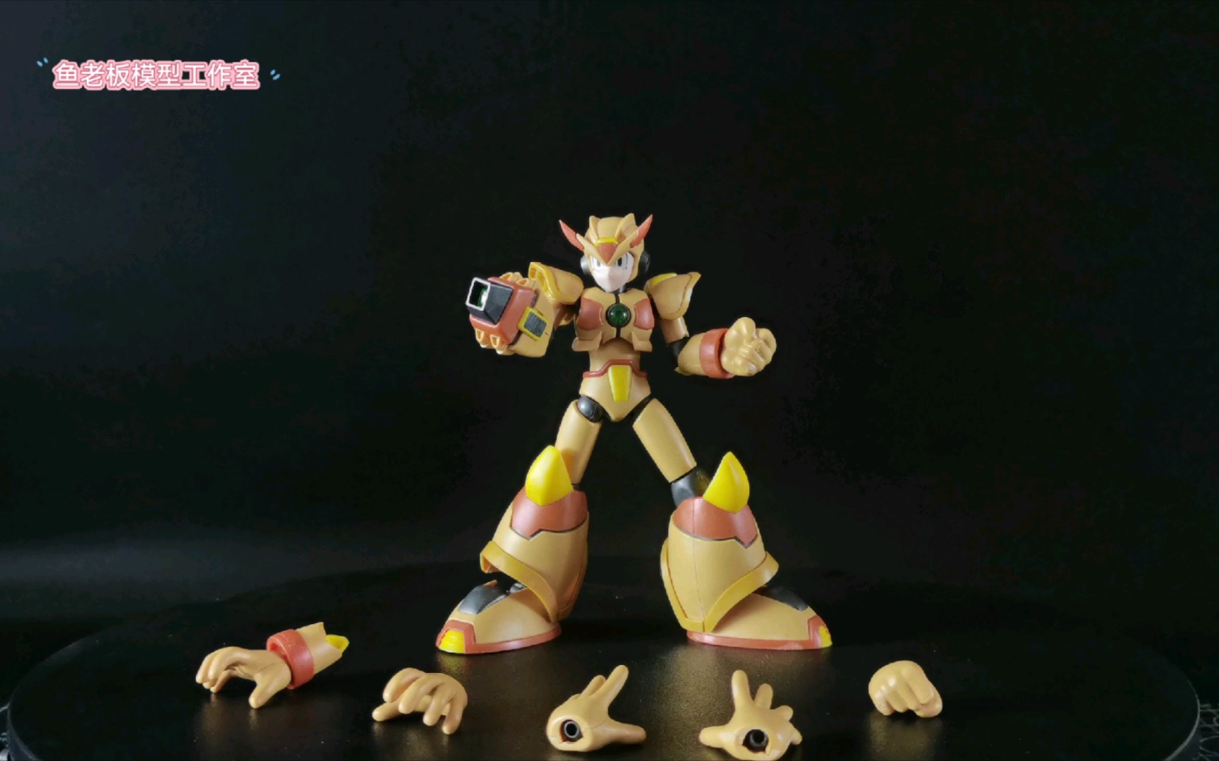 寿屋洛克人拼装模型,素组展示,下期给他上个色,还有特效件下期视频