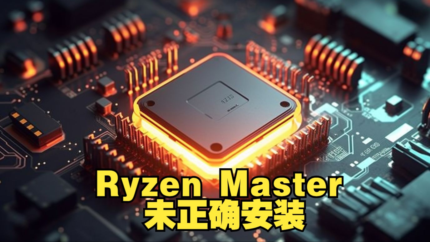 Ryzen Master Driver未正确安装驱动程序未安装哔哩哔哩bilibili