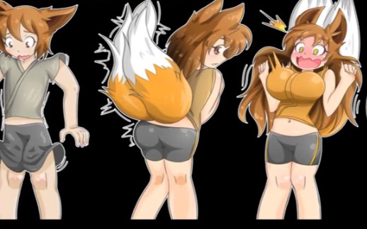 [图]THE GIRL TURNED INTO A WONDERFUL ANIMAL TG TF Comic Body Swap Full Tg & Tf