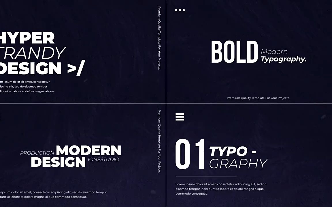 50组现代创意文字标题排版设计组合动画pr模板