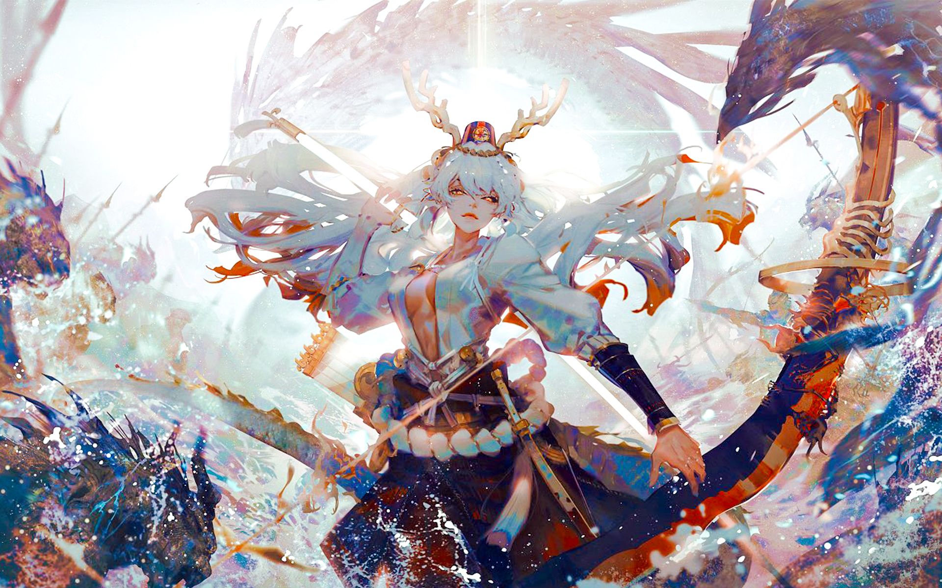 秀美古风 华丽梦幻 国内优秀画师vol.478 眠狼