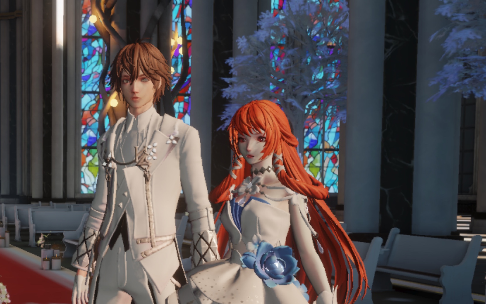 龙族幻想11号婚礼录屏落尽红樱君不见轻绘梨花泪沾衣